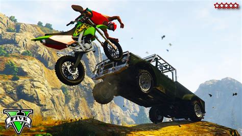 GTA 5 Next Gen: Custom DIRT BIKE OFF-ROADING | Epic GTA Stunts, Jump & Races (GTA Online) - YouTube