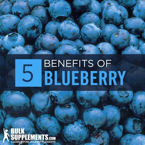 Blueberry: Benefits, Side Effects & Dosage