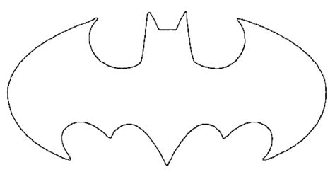 batman outline Printable batman logo free trunk or treat jpg 2 – Clipartix