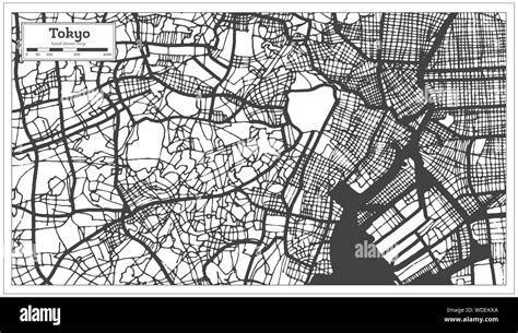 Tokyo Japan City Map in Retro Style. Outline Map. Vector Illustration Stock Vector Image & Art ...