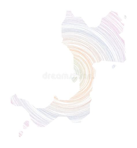 Canouan Map Filled with Concentric Circles. Stock Vector - Illustration ...