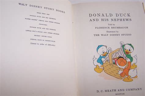 Donald Duck and His Nephews by Disney, Walt and Florence Brumbaugh ...