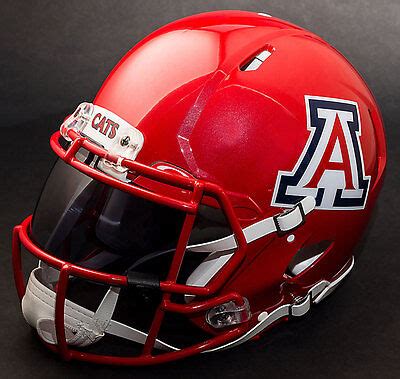 *CUSTOM* ARIZONA WILDCATS NCAA Riddell SPEED Full Size Replica Football ...