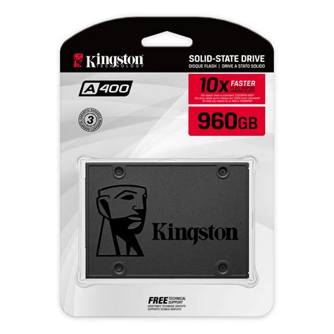 Kingston 960GB A400 SSD 2.5 inch SATA 3 PC Laptop Internal Solid State Drive