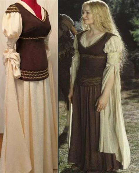 Eowyn Costume As Dernhelm Lotr Costume, Eowyn Shieldmaiden Dress – Coserz