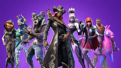 Download fortnite - a group of characters standing together ...