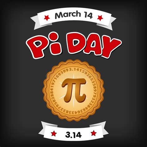 Pi Day, March 14, Chalk Board Background Stock Vector - Illustration of science, international ...