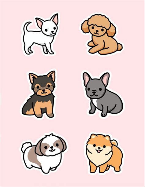 Cute Dog Drawing, Cute Animal Drawings, Kawaii Drawings, Easy Drawings ...