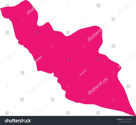 Vector Illustration Pink Map Nakhchivan Autonomous Stock Vector ...