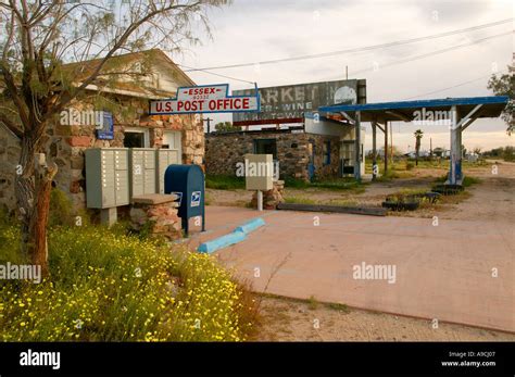 Essex Post Office along Route 66 Essex California Stock Photo - Alamy