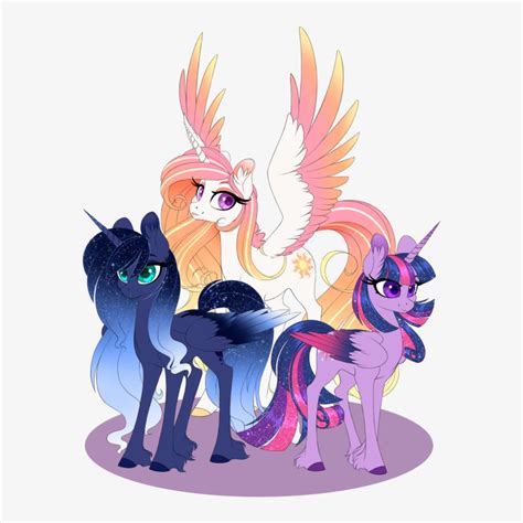 Alicorn Redesigns By Olivine - Mlp G5 Princess Luna Transparent PNG ...