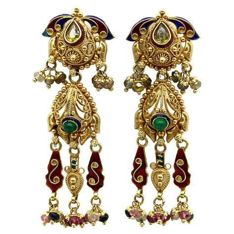 Top 165+ gold crystal chandelier earrings latest - seven.edu.vn