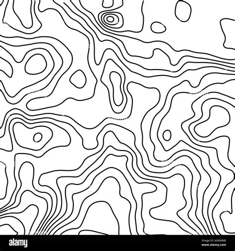 Geometric topography pattern. Landscape terrain. Vector illustration Stock Vector Image & Art ...