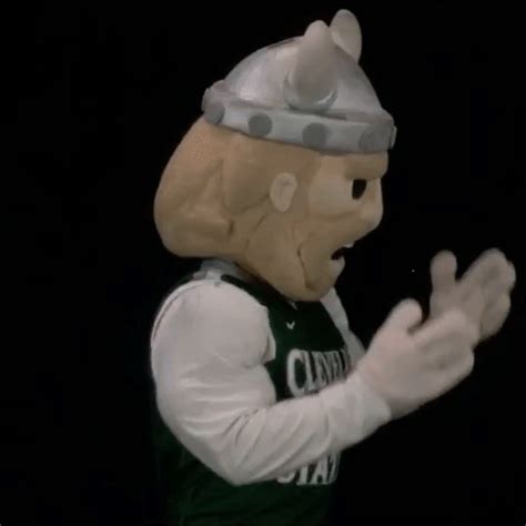 Vikings Mascot GIF by Cleveland State University - Find & Share on GIPHY