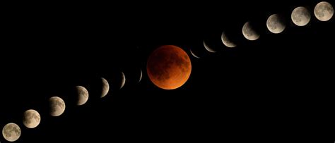 Lunar Eclipse Timelapse Composite 11554178 Stock Photo at Vecteezy