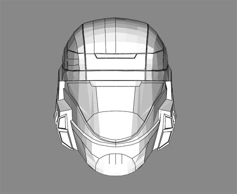 Halo Reach ODST Helmet FOAM Cosplay Pepakura File Template – Heroesworkshop