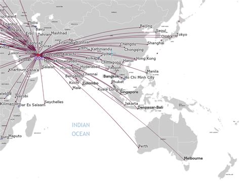 Qatar Airways Route Map / Qatar Airways And The Blockade Flight Report : Track any flight from ...