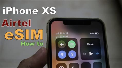 Apple iPhone XS how to setup Airtel eSIM / Jio eSIM - YouTube