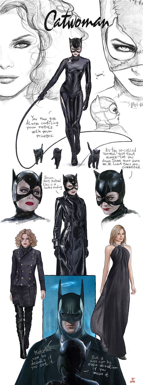 ArtStation - Batman Returns-Catwoman-concept art-FanArt