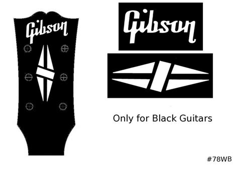 Gibson Guitar Decal Headstock Restoration Waterslide Decal | Etsy