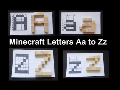 Minecraft Pixel Art Letters Grid - Pixel Art Grid Gallery