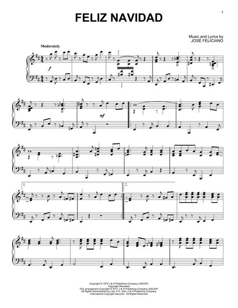 Feliz Navidad | Sheet Music Direct