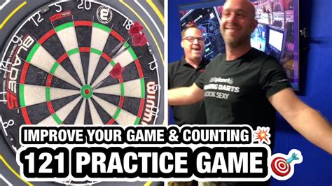 121 DARTS PRACTICE GAME - IMPROVE YOUR COUNTING & CHECKOUTS - YouTube