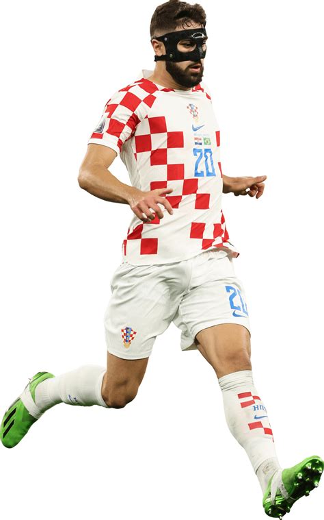 Joško Gvardiol Croatia football render - FootyRenders