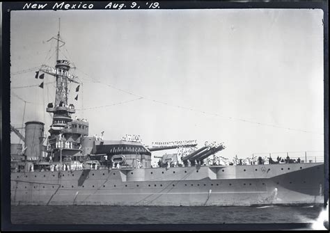 USS New Mexico (BB-40), close up of ship and sailors on deck - Sawyer (Wilbur Cyrus) Photograph ...