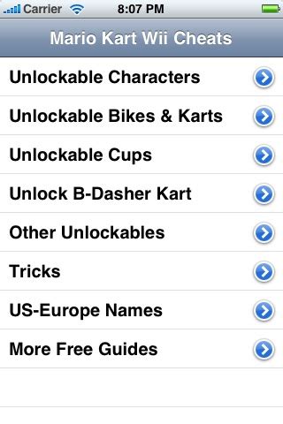 Guide to Mario Kart Wii Cheats - FREE on the App Store