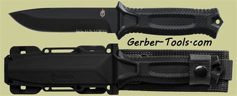 Gerber StrongArm 30-001060 Black Fixed Blade Knife