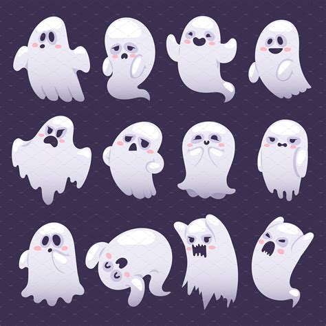 Ghost character vector characters | Ghost cartoon, Character design ...