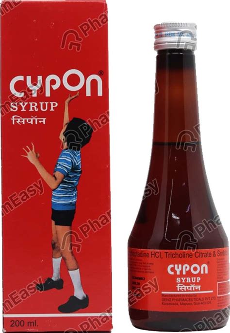 Cypon Syrup 200ml: Uses, Side Effects, Price & Dosage | PharmEasy