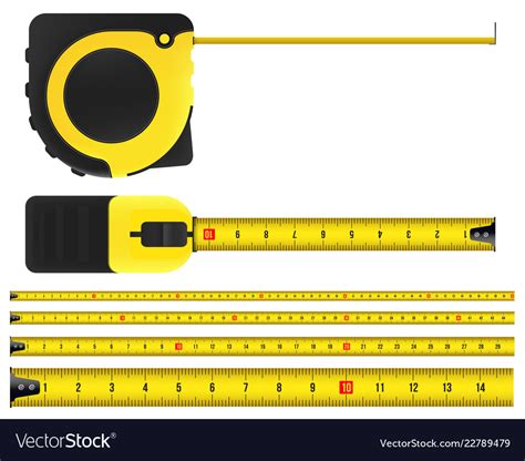 Creative of tape measure Royalty Free Vector Image