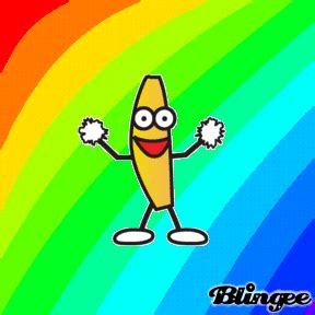 Rainbow DANCING BANANA!!! Picture #22507938 | Blingee.com