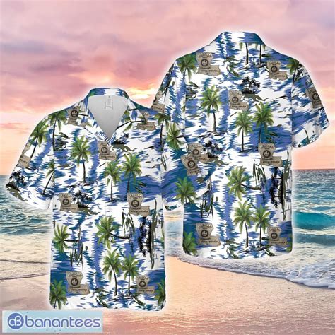 1940 Louisiana State Police Trooper Badge Hawaiian Shirt - Banantees