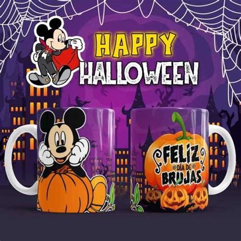 Plantillas Mickey Mouse Halloween Para Sublimar En Taza Mickey | Sexiz Pix