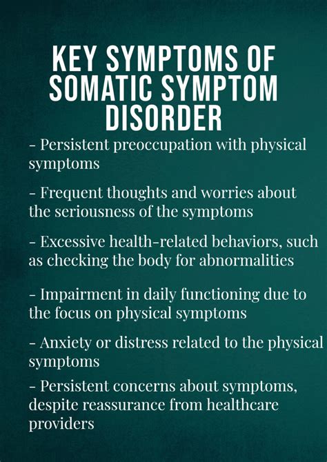 Somatoform Disorders: Symptoms, Types, and Treatment