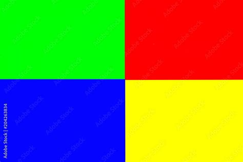 background of four colored squares: red, yellow, green, blue Stock Photo | Adobe Stock