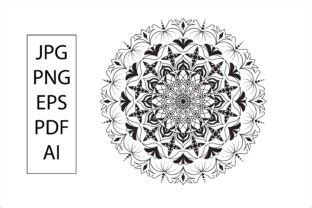 Modern Flower Mandala Design Graphic by graphics_color · Creative Fabrica