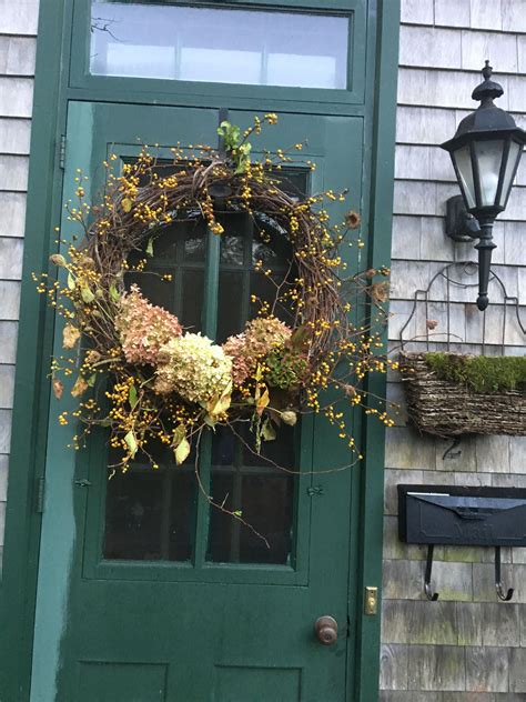 Bittersweet wreath | Dried hydrangeas, Bittersweet vine, Wreaths