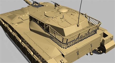 3d Model Merkava Tank