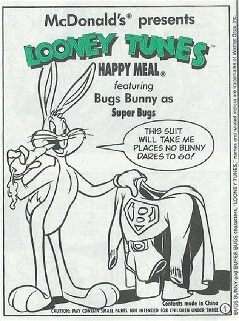 McDonald's Presents: Looney Tunes Happy Meal 1 (McDonalds Corp) - ComicBookRealm.com