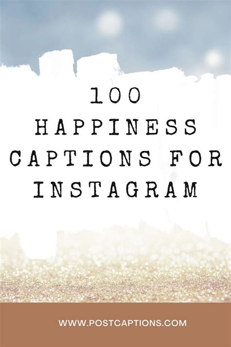 100 Happiness captions and quotes for Instagram in 2022 | Good instagram captions, Instagram ...