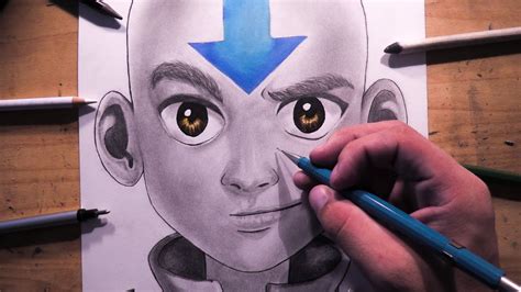 How To Draw Aang Avatar The Last Airbender Draw Central