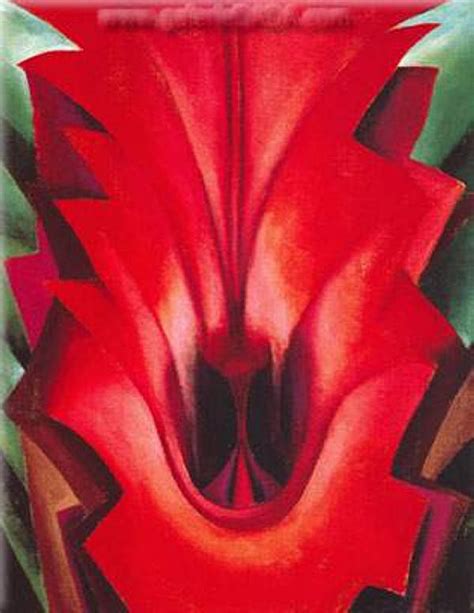 Inside Red Canna - Georgia O'Keeffe - WikiArt.org - encyclopedia of ...