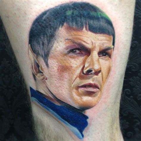 Spock Tattoo By Samantha Ford from Silver Needles | Star trek tattoo ...