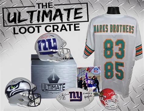 Ultimate Autographs Football Mystery Box Loot Crate - 5 Items in EVERY box! - Limited to ONLY 10 ...