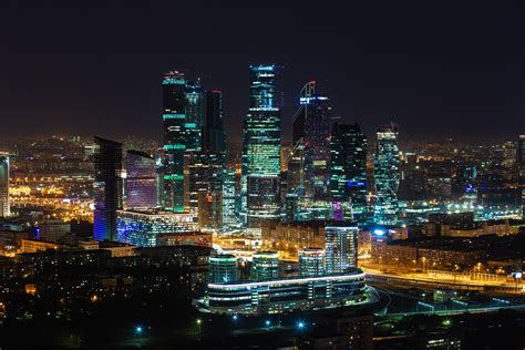 Moscow At Night Wallpapers - Wallpaper Cave