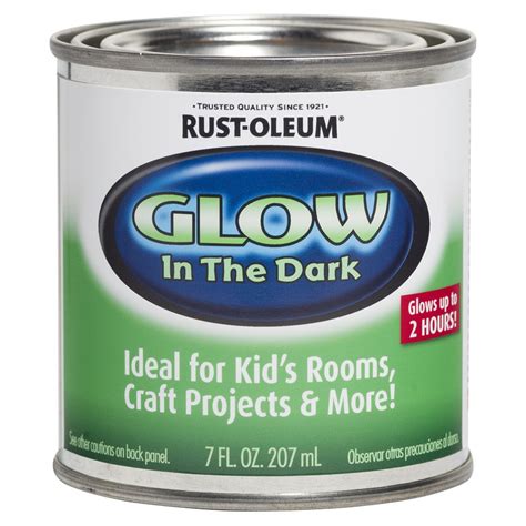 Shop Rust-Oleum Luminous Green Satin Glow In The Dark Water-Based Interior Paint (Actual Net ...